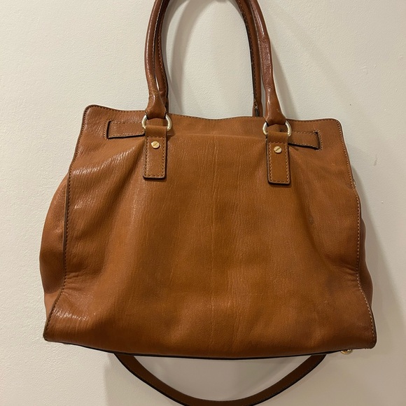 Michael Kors Brown Leather Tote Bag - Picture 2 of 7